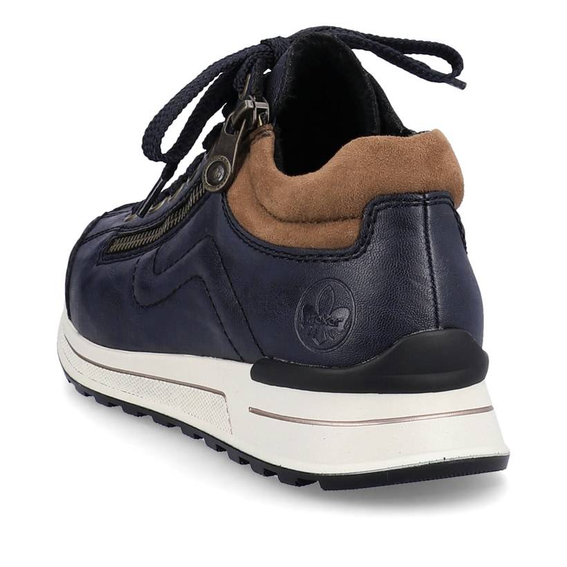 Rieker Artikelnummer N1400-14 Rieker Damen Sneaker Low pazifikblau-braun Verkauf