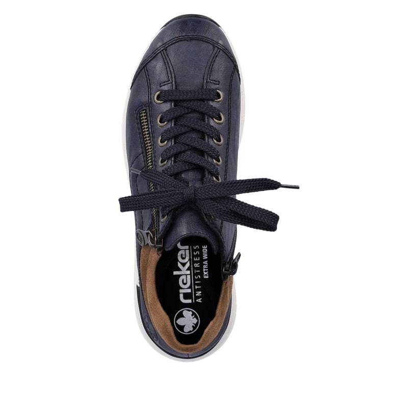 Rieker Artikelnummer N1400-14 Rieker Damen Sneaker Low pazifikblau-braun Verkauf