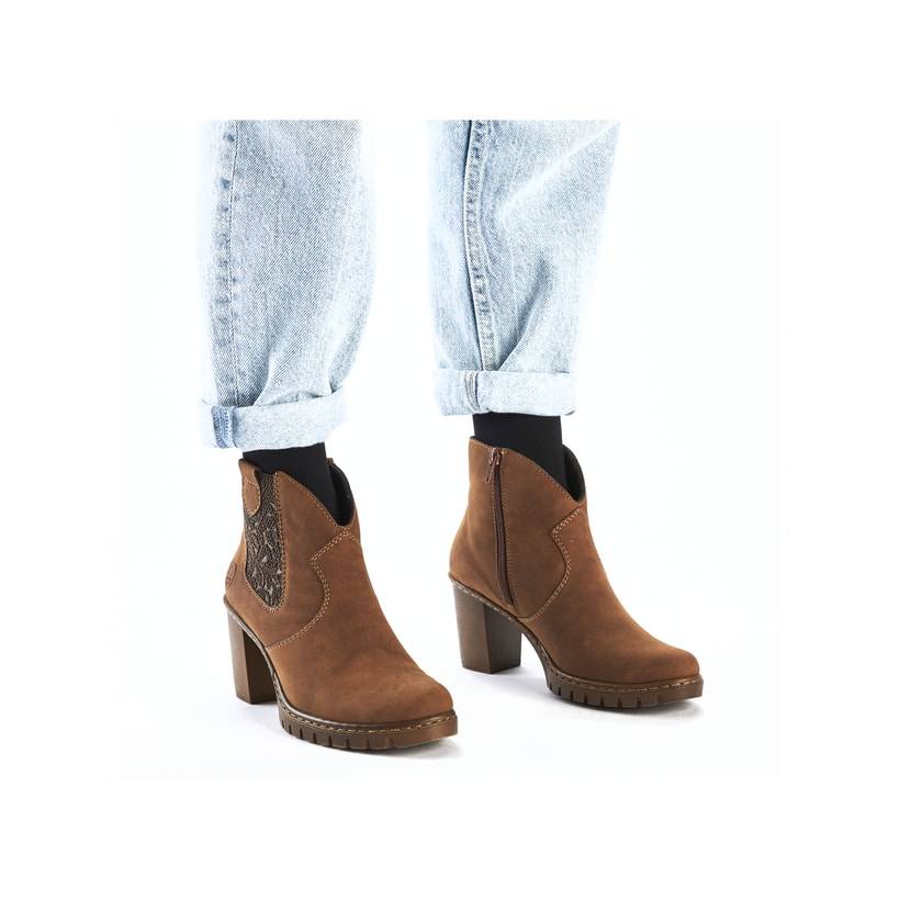 Rieker Artikelnummer Y2554-24 Rieker Damen Stiefeletten nougatbraun Hotsell