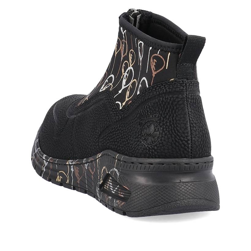 Rieker Artikelnummer M4953-00 Rieker Damen Sneaker High urbanschwarz im Angebot