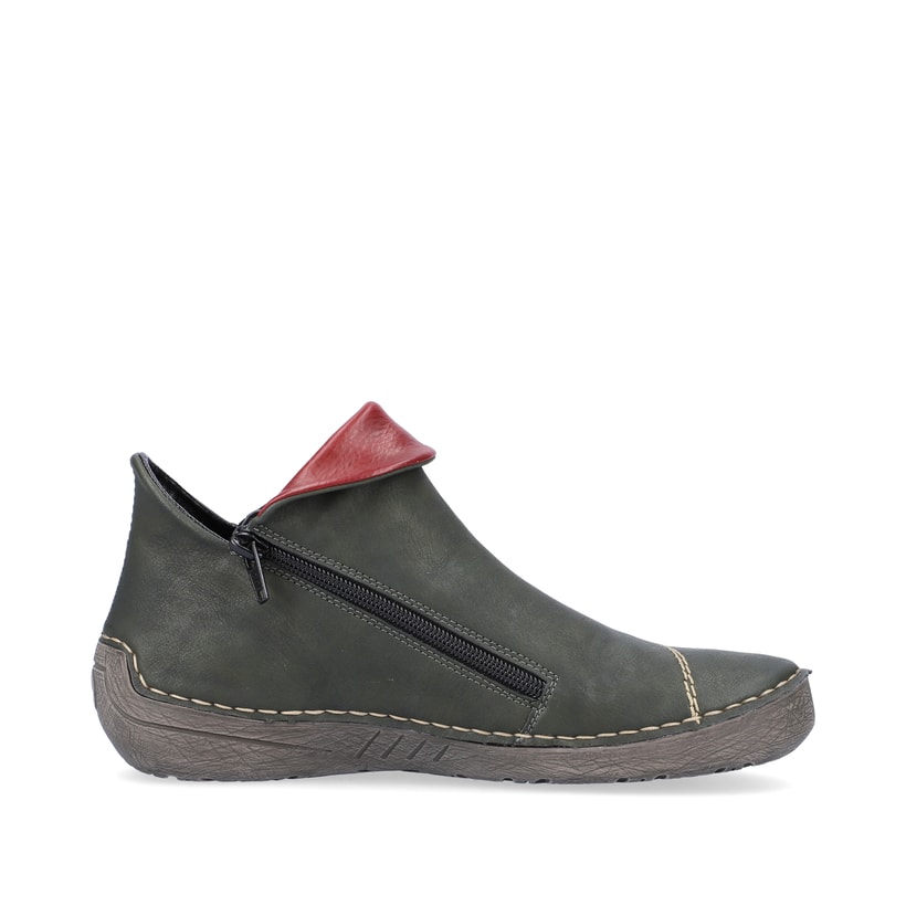 Rieker Artikelnummer 72581-54 Rieker Damen Slipper olivgrün Blitzverkäufe