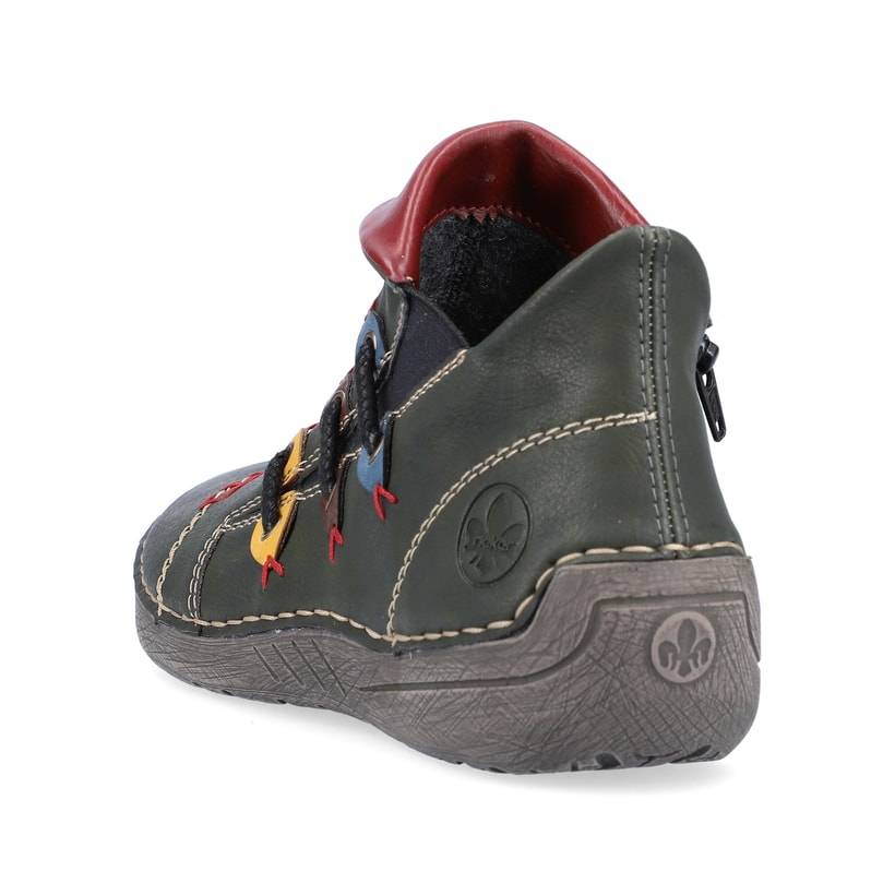 Rieker Artikelnummer 72581-54 Rieker Damen Slipper olivgrün Blitzverkäufe