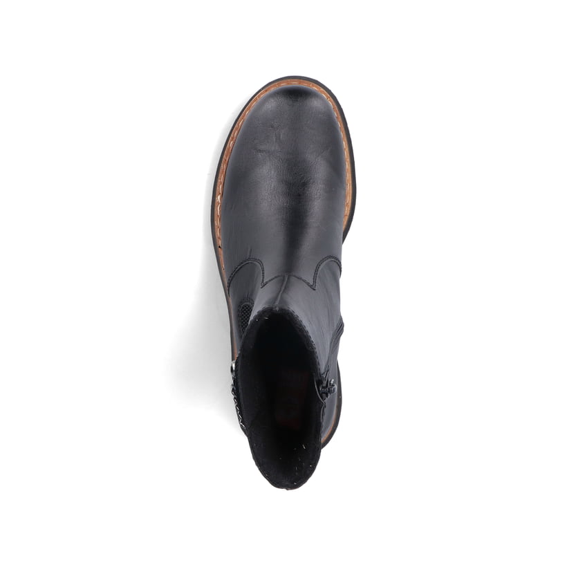 Rieker Artikelnummer 72690-00 Rieker Damen Chelsea Boots asphaltschwarz Kostenloser Versand