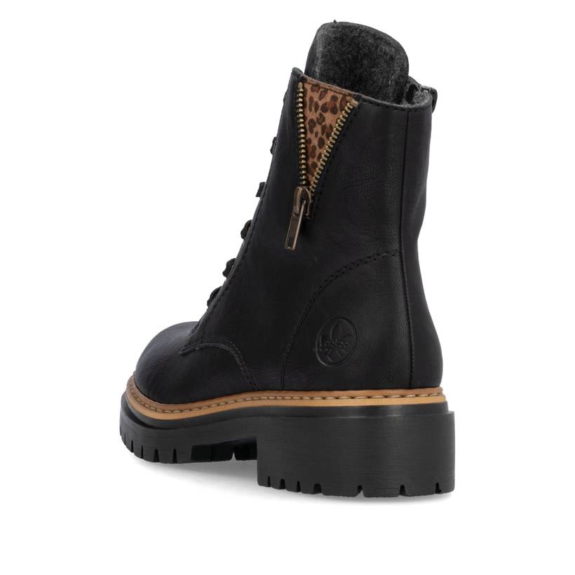 Rieker Artikelnummer 72617-00 Rieker Damen Biker Boots nachtschwarz Limitierter Zeitrabatt