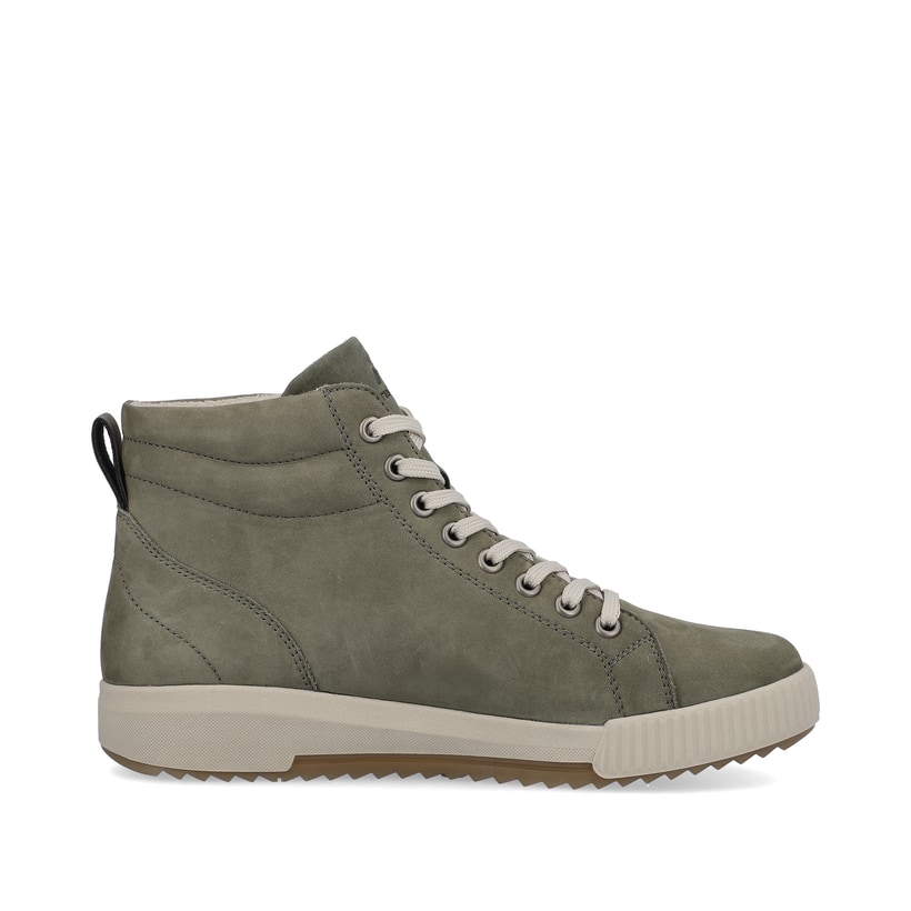 Rieker Artikelnummer W0164-54 Rieker Damen Sneaker High schilfgrün Fabrik Onlineshop