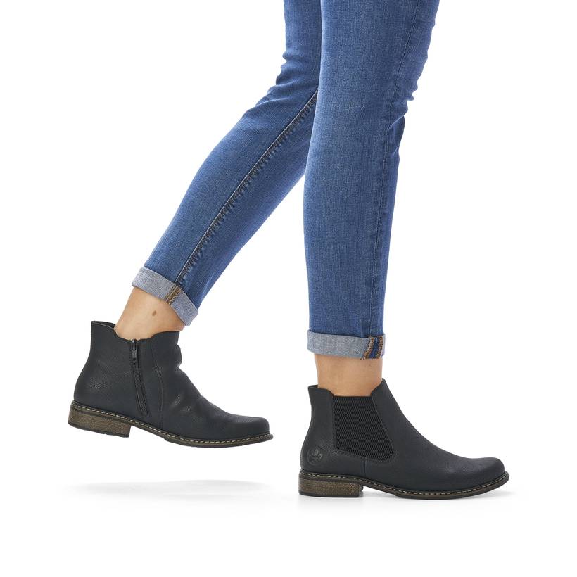Rieker Artikelnummer Z4994-00 Rieker Damen Chelsea Boots tiefschwarz Fabrikpreis