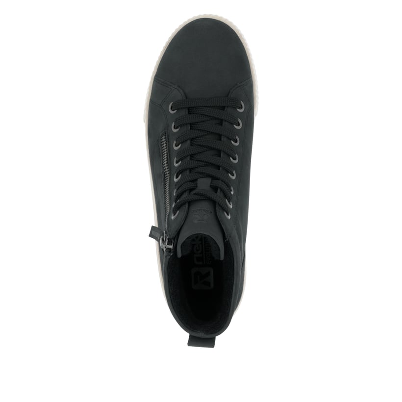 Rieker Artikelnummer W0164-14 Rieker Damen Sneaker High graublau Sonderangebot