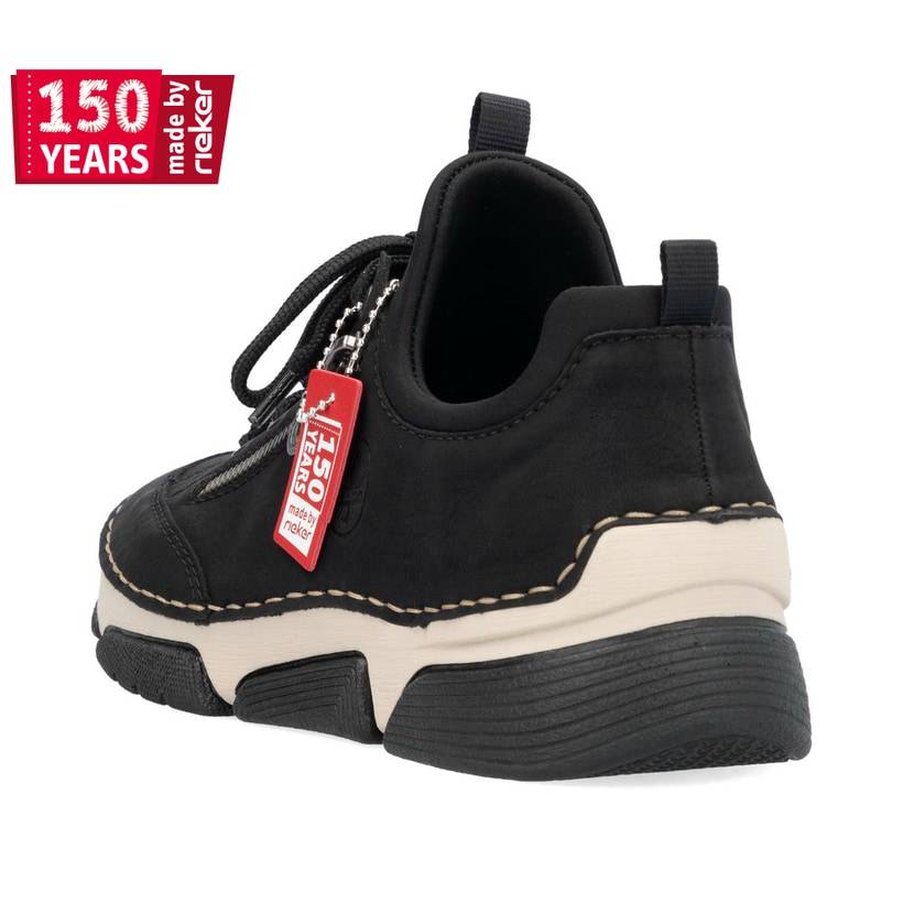 Rieker Artikelnummer 45973-00 Rieker Damen Slipper nachtschwarz Günstig kaufen