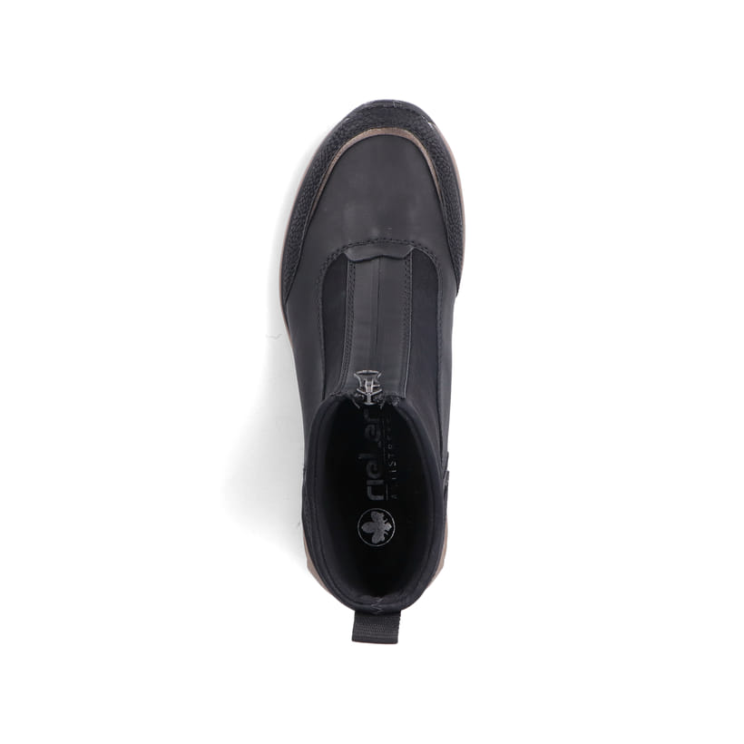 Rieker Artikelnummer M5656-00 Rieker Damen Stiefeletten stahlschwarz Exklusivangebot