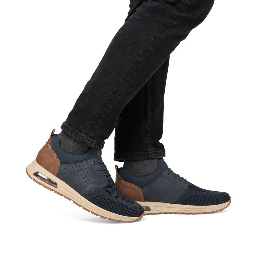 Rieker Artikelnummer B1050-14 Rieker Herren Slipper marineblau Saisonschlussverkauf