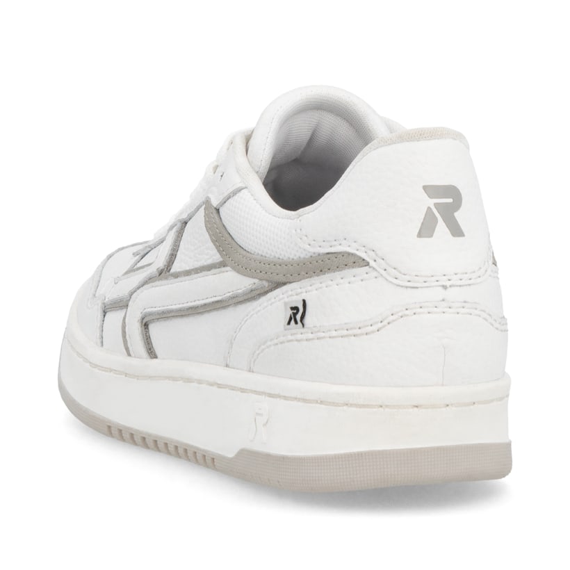 Rieker Artikelnummer W1900-80 Rieker Damen Sneaker Low frostweiß-grau Muttertagsangebot
