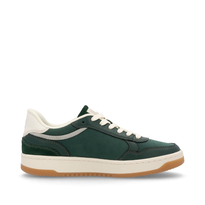 Rieker Artikelnummer W1900-54 Rieker Damen Sneaker Low waldgrün-weiß Vatertagsangebot
