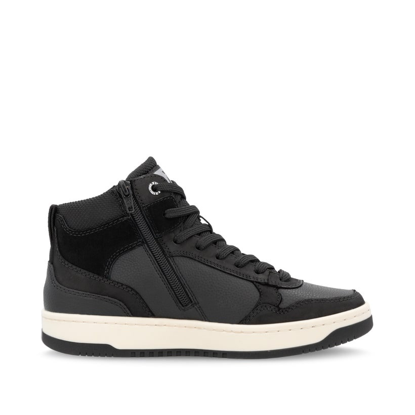 Rieker Artikelnummer W1970-00 Rieker Damen Sneaker High carbonschwarz Lagerräumung