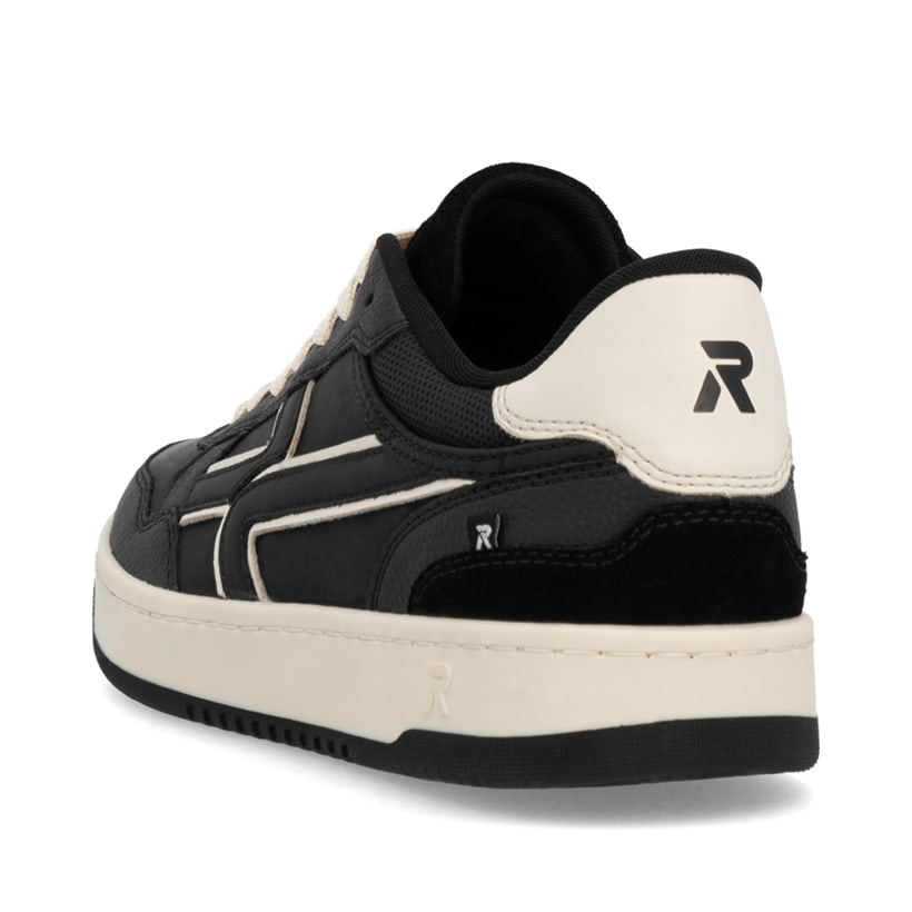 Rieker Artikelnummer U1900-00 Rieker Herren Sneaker Low urbanschwarz-weiß Neuheiten