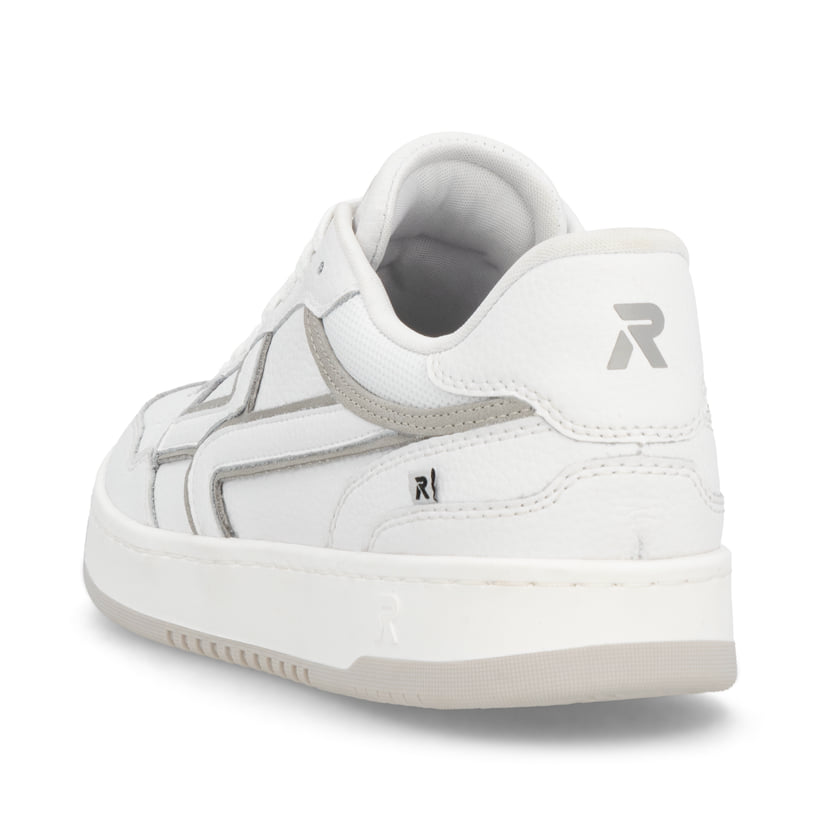 Rieker Artikelnummer U1900-80 Rieker Herren Sneaker Low frostweiß-grau Kauf eins, bekomm eins gratis