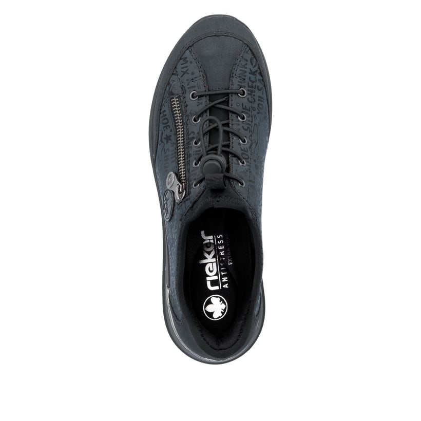 Rieker Artikelnummer N1455-14 Rieker Damen Slipper petrol Begrenzte Freigabe