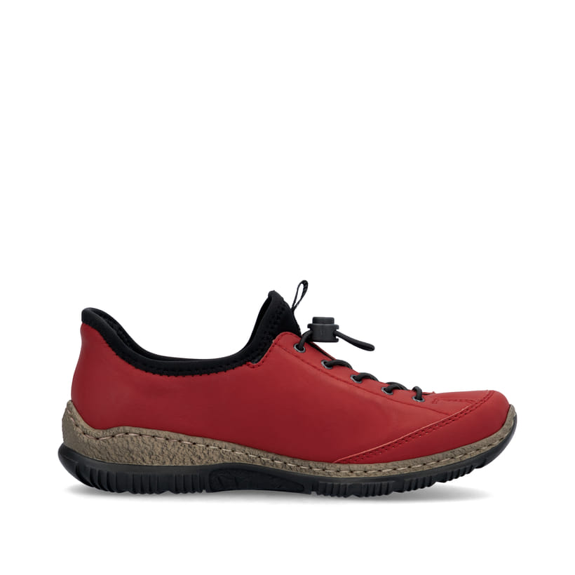 Rieker Artikelnummer N3267-33 Rieker Damen Slipper erdbeerrot Letzte 3 Tage