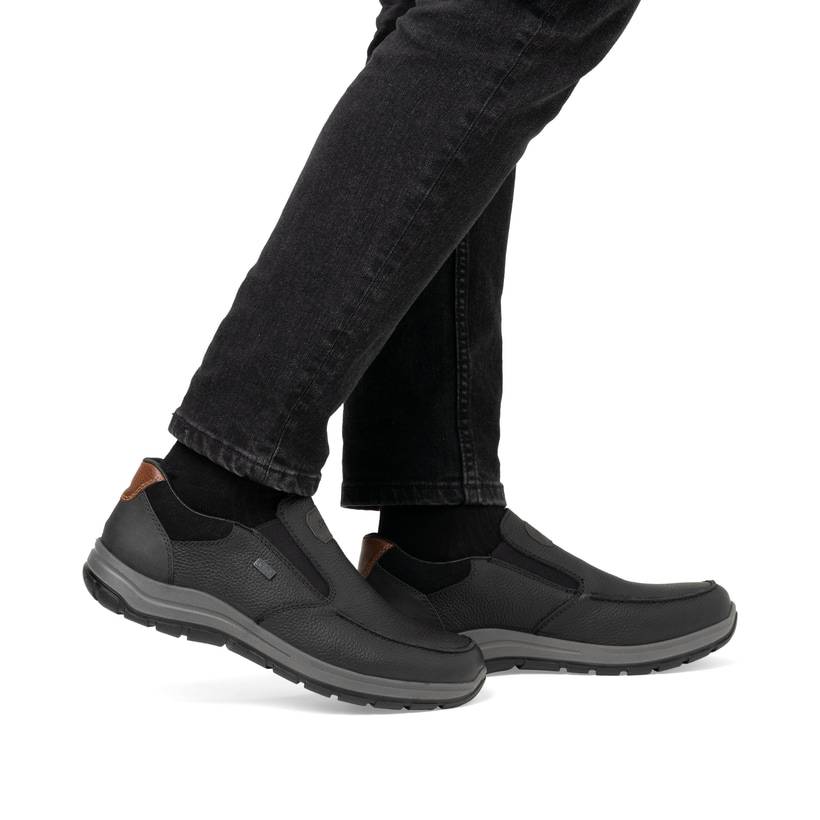 Rieker Artikelnummer 03651-00 Rieker Herren Slipper urbanschwarz Bis zu 50% Rabatt