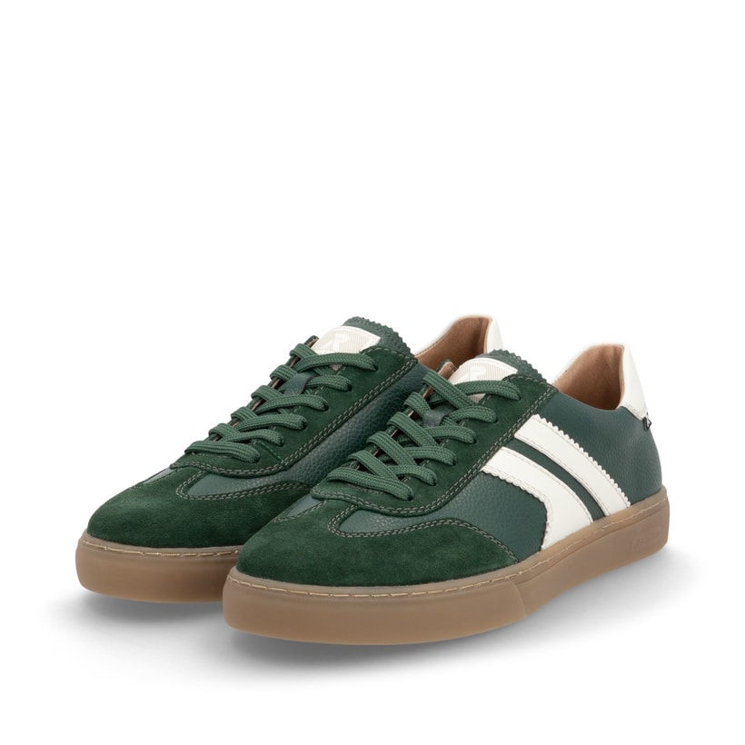 Rieker Artikelnummer U0707-54 Rieker Herren Sneaker Low waldgrün-weiß Vierteljährliche Förderung