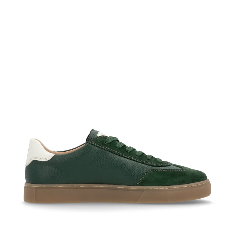 Rieker Artikelnummer U0707-54 Rieker Herren Sneaker Low waldgrün-weiß Vierteljährliche Förderung