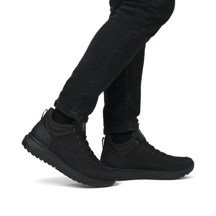 Rieker Artikelnummer U0173-00 Rieker Herren Schnürstiefel carbonschwarz Super Rabatt