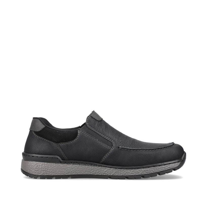 Rieker Artikelnummer B9062-00 Rieker Herren Slipper asphaltschwarz Riesige Rabatte