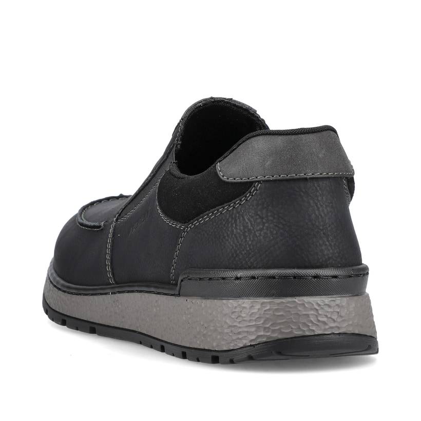 Rieker Artikelnummer B9062-00 Rieker Herren Slipper asphaltschwarz Riesige Rabatte