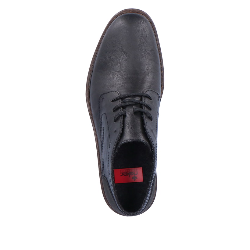 Rieker Artikelnummer 17604-00 Rieker Herren Schnürschuhe tiefschwarz 50% Rabatt mit kostenlosem Versand
