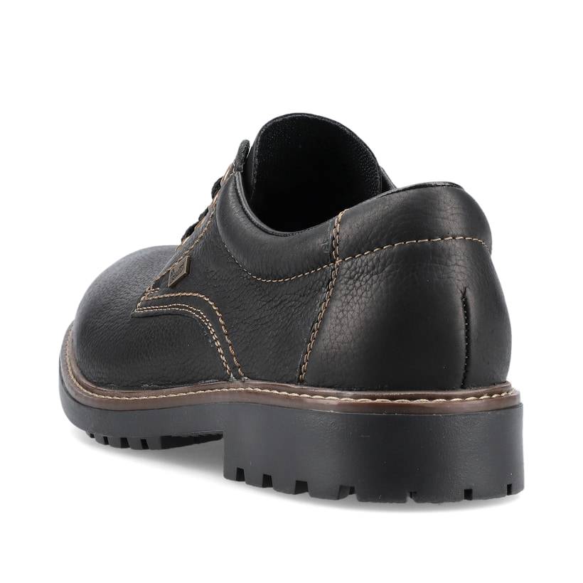 Rieker Artikelnummer B4610-00 Rieker Herren Schnürschuhe nachtschwarz Clearance-Verkauf