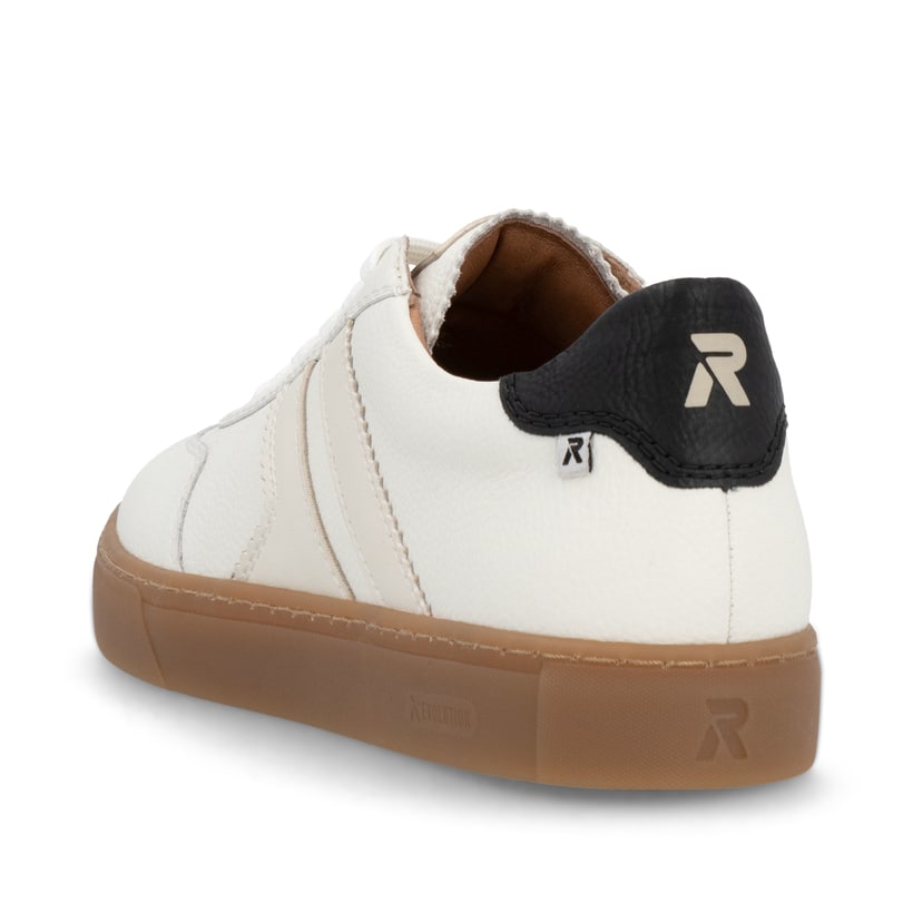 Rieker Artikelnummer U0707-80 Rieker Herren Sneaker Low reinweiß Begrenzt auf 3 Tage