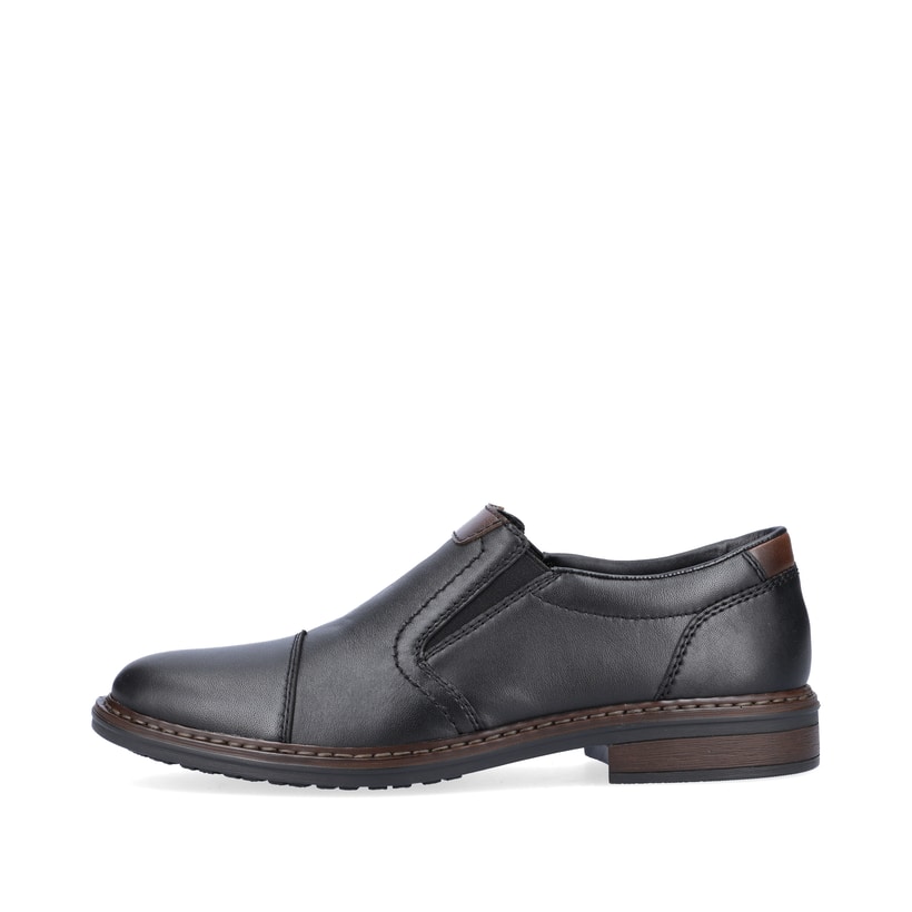 Rieker Artikelnummer 17659-00 Rieker Herren Slipper mattschwarz Black Friday Preise