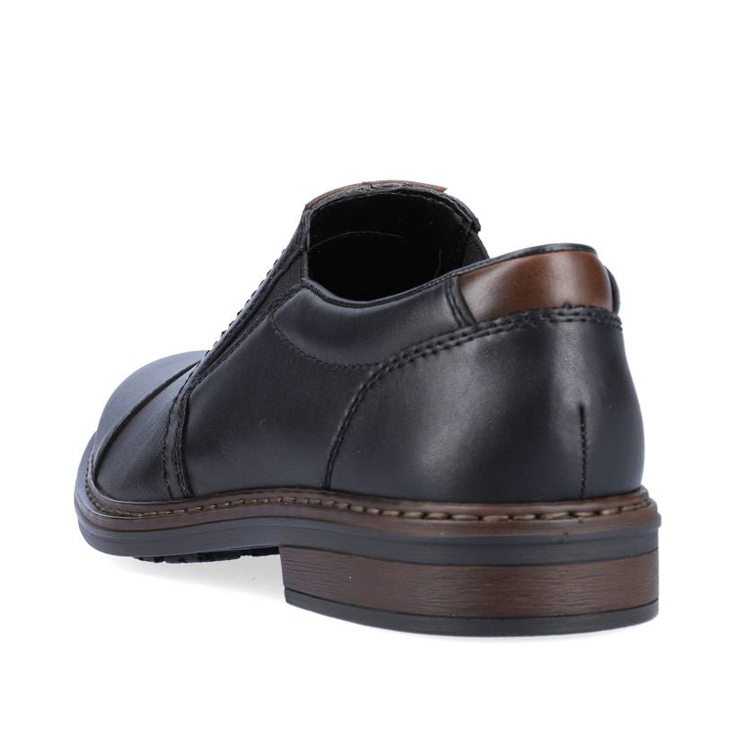 Rieker Artikelnummer 17659-00 Rieker Herren Slipper mattschwarz Black Friday Preise