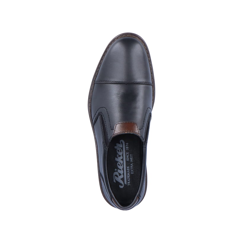 Rieker Artikelnummer 17659-00 Rieker Herren Slipper mattschwarz Black Friday Preise