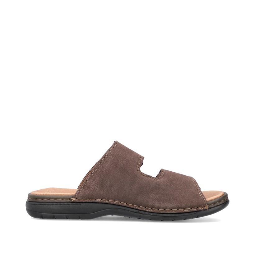 Rieker Artikelnummer 25590-25 Rieker Herren Pantoletten schwarzbraun Auslauf