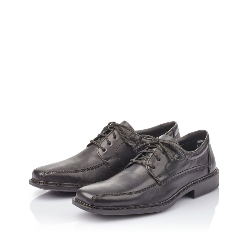 Rieker Artikelnummer B0812-00 Rieker Herren Schnürschuhe nachtschwarz Hotsell