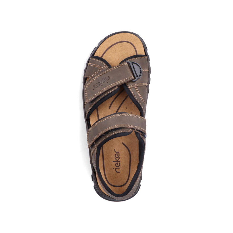 Rieker Artikelnummer 25051-27 Rieker Herren Trekkingsandalen espressobraun Schlussverkauf