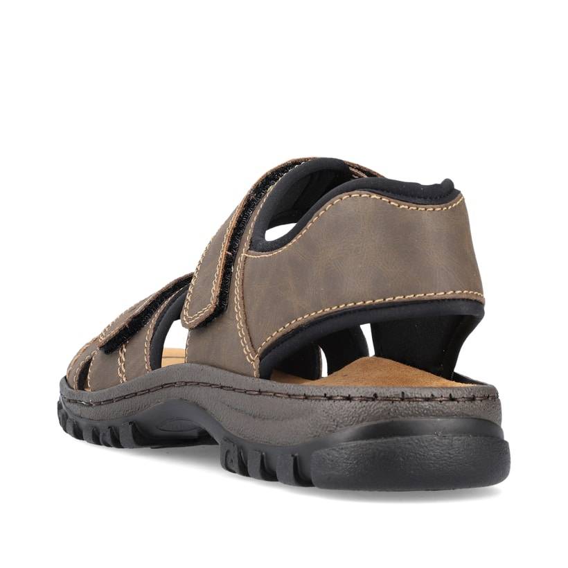 Rieker Artikelnummer 25051-27 Rieker Herren Trekkingsandalen espressobraun Schlussverkauf