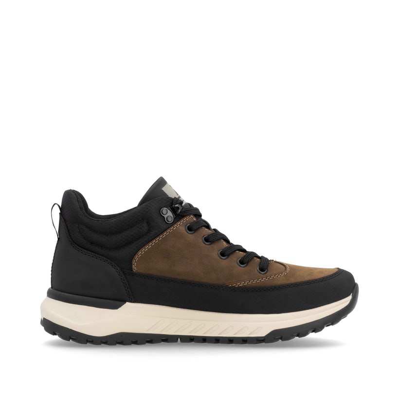 Rieker Artikelnummer U0173-22 Rieker Herren Schnürstiefel nougatbraun-schwarz Günstiger Verkauf