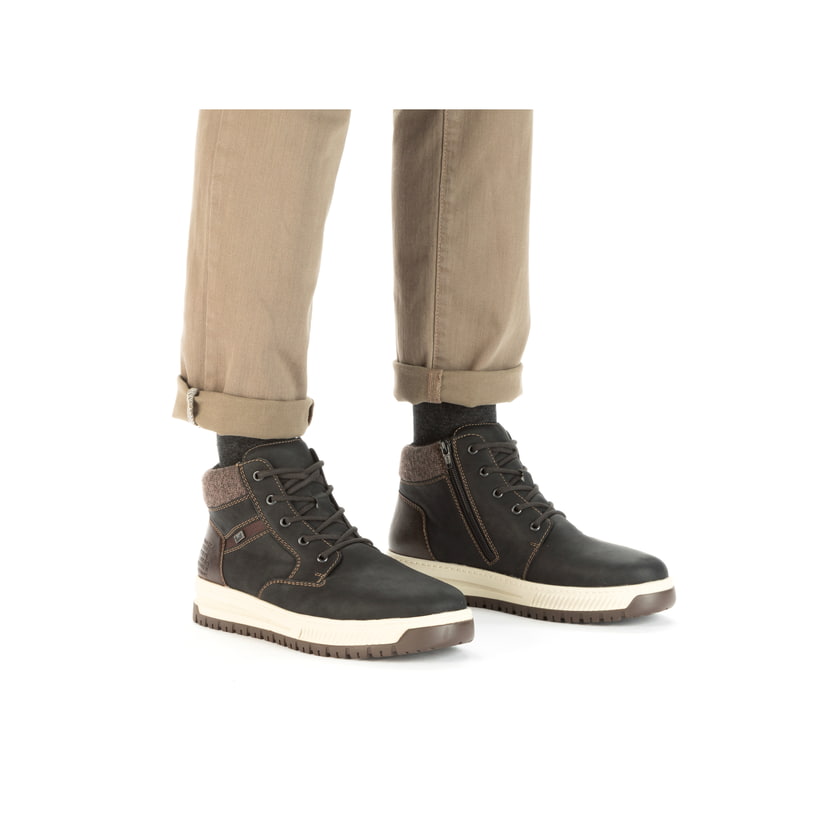 Rieker Artikelnummer 38542-00 Rieker Herren Schnürstiefel asphaltschwarz Meist gekauft