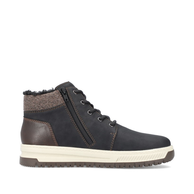 Rieker Artikelnummer 38542-00 Rieker Herren Schnürstiefel asphaltschwarz Meist gekauft