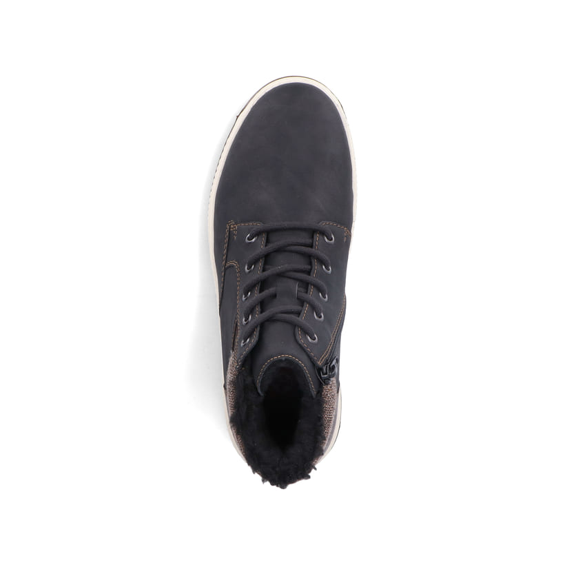 Rieker Artikelnummer 38542-00 Rieker Herren Schnürstiefel asphaltschwarz Meist gekauft