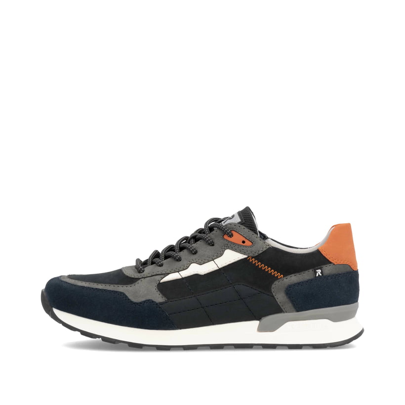 Rieker Artikelnummer U0308-14 Rieker Herren Sneaker Low dunkelblau-grau Blitzverkäufe
