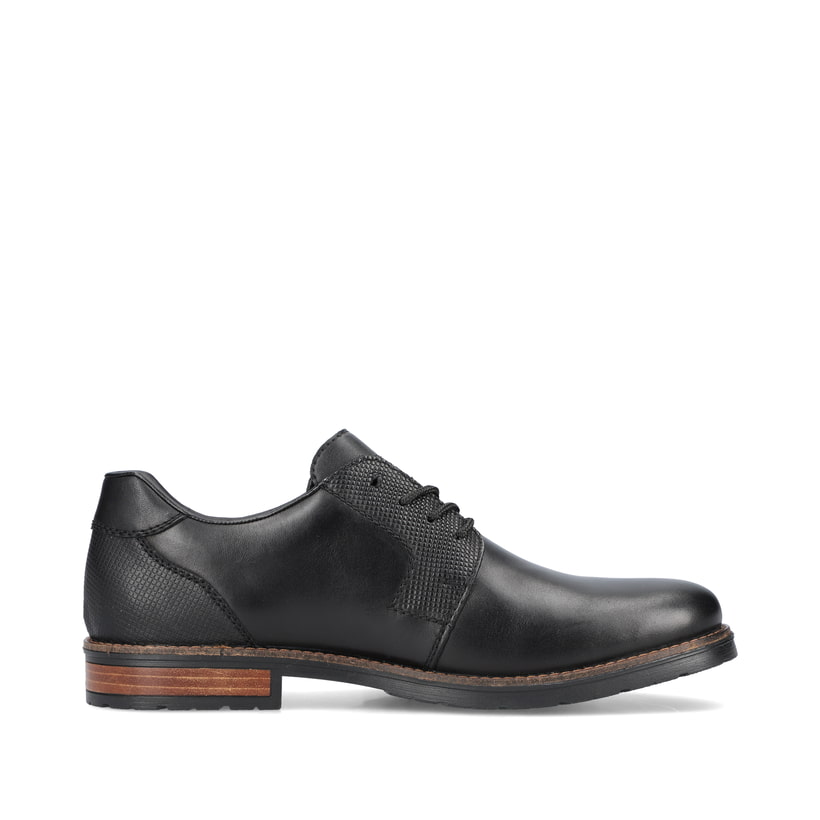 Rieker Artikelnummer 14603-00 Rieker Herren Schnürschuhe glanzschwarz Sonderangebot