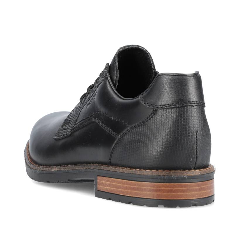 Rieker Artikelnummer 14603-00 Rieker Herren Schnürschuhe glanzschwarz Sonderangebot