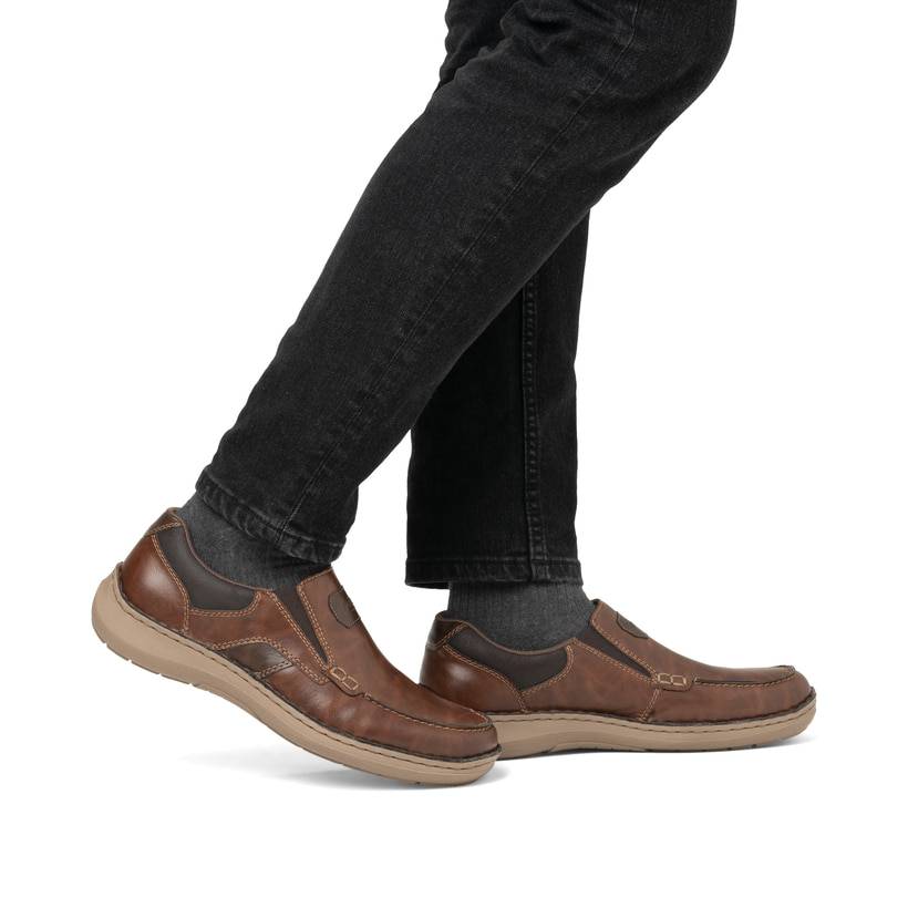 Rieker Artikelnummer 03092-24 Rieker Herren Slipper kaffeebraun Versandkostenfrei