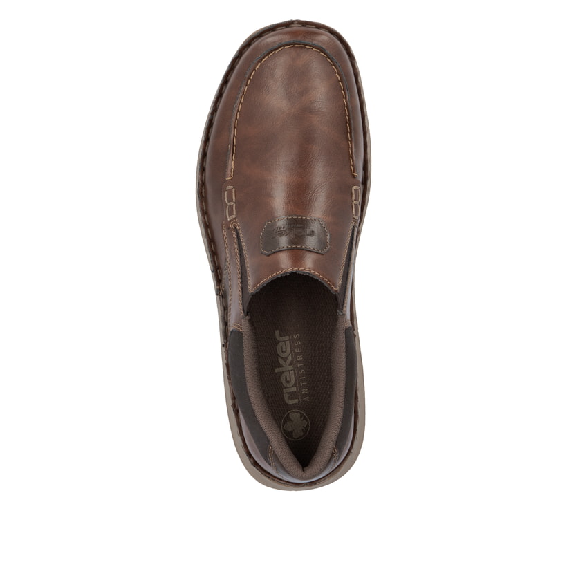 Rieker Artikelnummer 03092-24 Rieker Herren Slipper kaffeebraun Versandkostenfrei