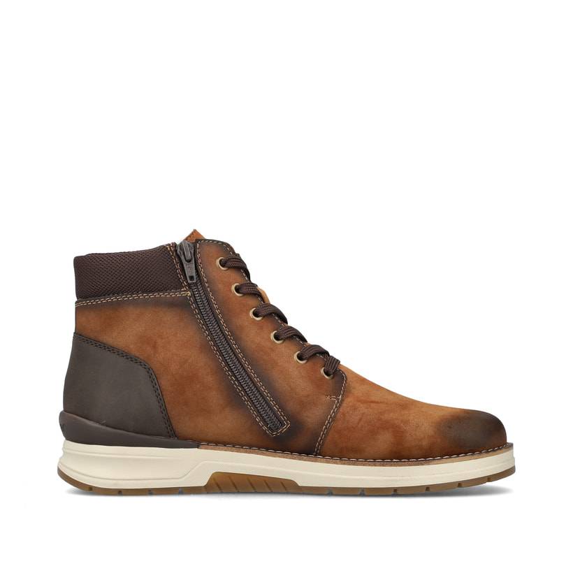 Rieker Artikelnummer 32332-24 Rieker Herren Schnürstiefel karamellbraun Großer Ausverkauf