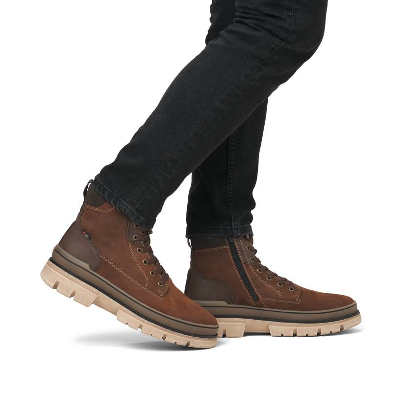 Rieker Artikelnummer U1273-22 Rieker Herren Schnürstiefel nussbraun Flash Sale