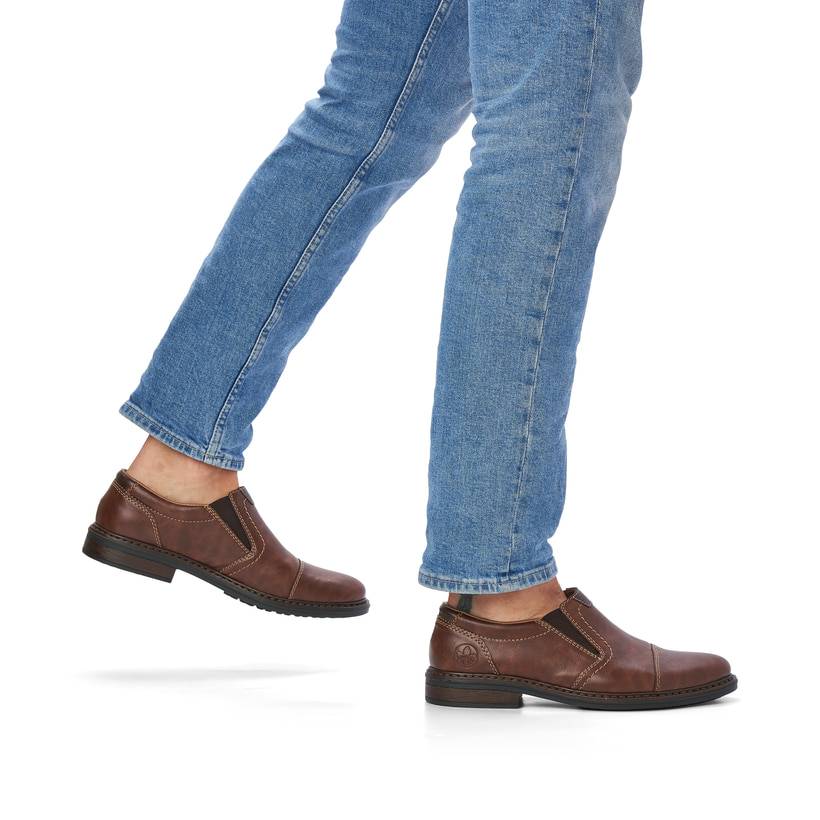 Rieker Artikelnummer 17659-24 Rieker Herren Slipper schokobraun Online Shopping