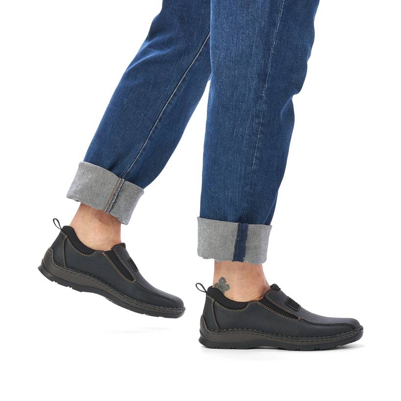 Rieker Artikelnummer 05363-00 Rieker Herren Slipper tiefschwarz Exklusivangebot